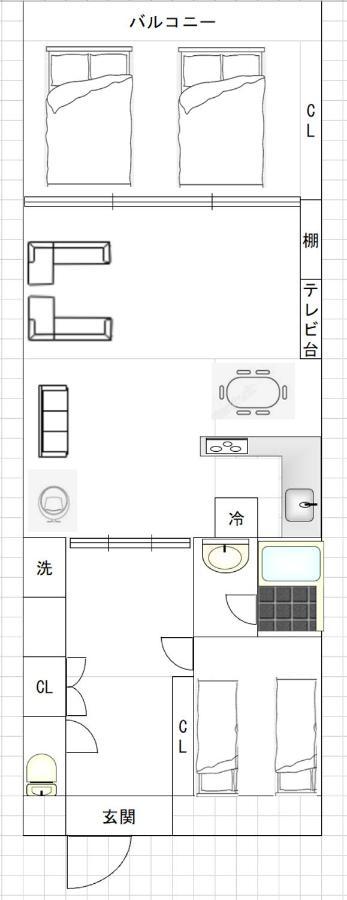 Higobashi Afp Apartment Osaka Dış mekan fotoğraf